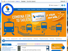 Tablet Screenshot of metro-valparaiso.cl